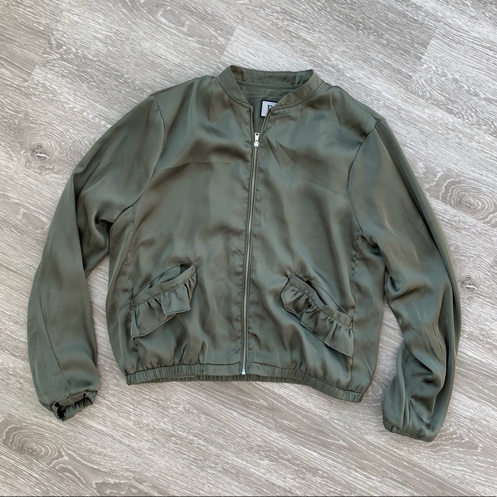 NWOT. Buckle bomber jacket